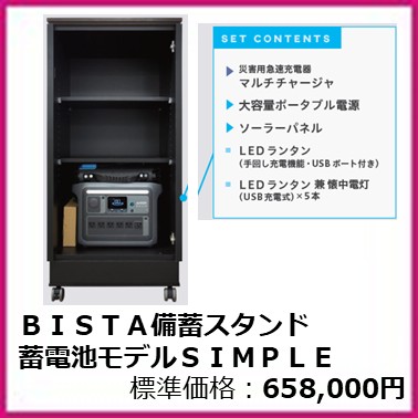 F-401-002　ＢＩＳＴＡ蓄電池モデルＳＩＭＰＬＥ